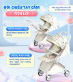 Xe đẩy 2 chiều Chilux K5 - Thiết kế giỏ nằm rộng rãi, bánh xe giảm xóc. 