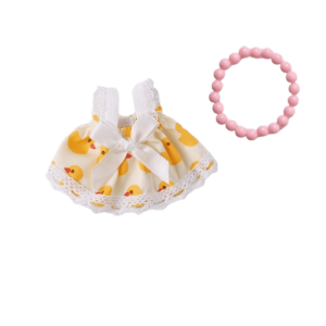 A8285 Necklace Hamster Lace Skirt Breathable Polyester Pet Suspender Skirt Gift Knitted Lace Pet Clothes Animal Show