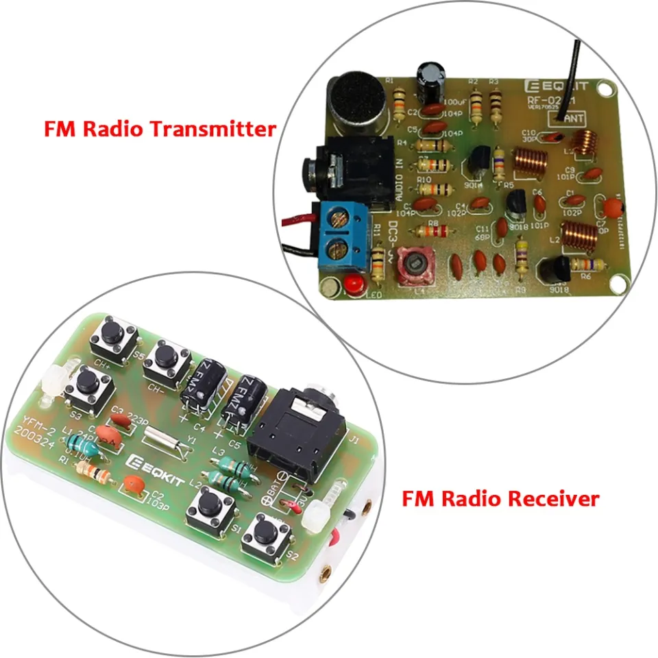 5W FM Stereo PLL Transmitter DIY Kit - 76-108MHz Frequency Adjustable, Unbranded