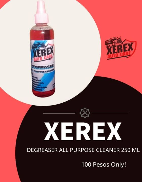 XEREX Auto Care DEGREASER All Purpose Cleaner 250ml / Engine Wash ...