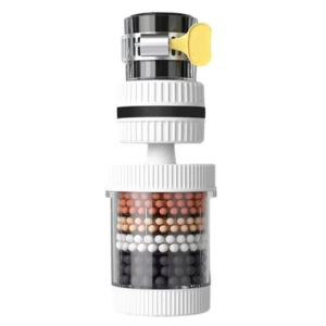 (Eldridge) 360°Rotating Faucet Filter Kitchen Household Tap Water Splash-Proof Shower Universal Six-
