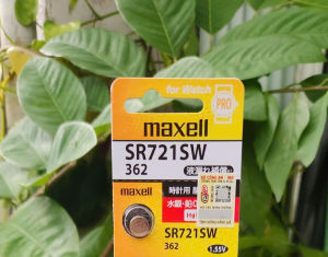 Vỉ 5 viên pin đồng hồ SR721SW Maxell PRO 1.55V SR 721 / 362 / SR721 -  Made in Japan