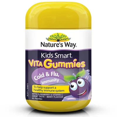 Nature S Way Kids Smart Vita Gummies Cold & Flu Immunity 60Caps