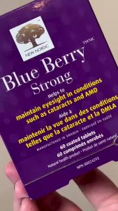 Viên Uống Bổ Mắt Thị Lực Trí Nhớ  New Nordic Blue Berry - giúp duy trì thị lực tốt và các quá trình nhận thức của não chịu trách nhiệm về trí nhớ và sự tập trung.