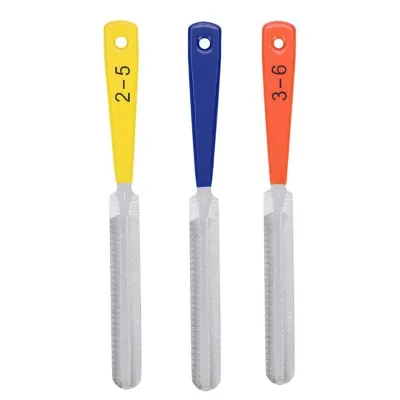 Guitar Nut File Set Nail Puller Repair Tool Guitar Nut File Stainless Steel Guitar Fret File 3Pcs