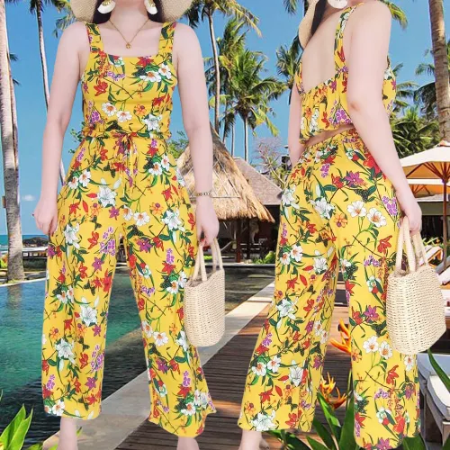 HAWAIIAN JUMPSUIT FOR WOMEN SUMMER OUTFIT FOR WOMEN JUMPSUIT