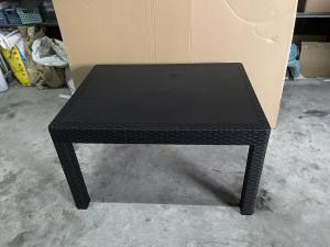 TiancaiPh Lamesa Plastic Table RATTAN DINING & OFFICE TABLE RECTANGULAR RATTAN DESIGN TABLE 24x32 INCHES (TABLE ONLY)