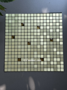 Tấm dán tường mosaic G7INOX03 mang vẻ đẹp tinh tế chịu nhiệt tốt chống thấm nước màu sắc nổi bật độ bền cao hàng sẵn ốp phòng ăn tường phòng khách phòng tắm nhà bếp khách sạn shop thời trang