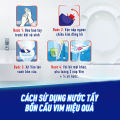 Nước Tẩy Bồn Cầu Vim Xanh Biển Diệt Khuẩn - Chai 880ML. 