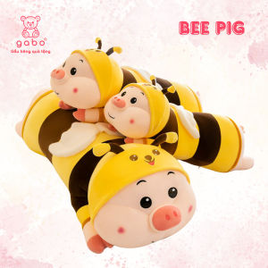 Gấu bông heo ong Heo Bông Cosplay Ong Vàng đồ chơi nhồi bông con heo gối ôm cho bé gối ôm dài hình thú cute K3T2