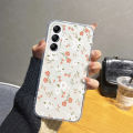 Phone Case Samsung A25 A15 A35 A55 Cute little flower Pattern Transparent Soft Silicone Casing Galaxy A25 A15 A35 A55 Phone Cover. 