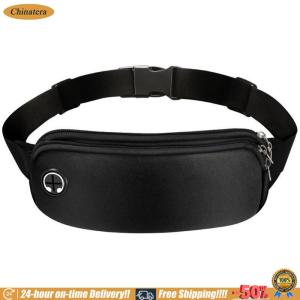 [Chinatera Brand Store]Lightweight Running Bag Waterproof Waist Belt Bag Large Capacity Marathon Jogging Cycling Bag for Fishing Travel Running