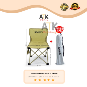 Kursi Lipat outdoor portable Kursi Camping Bangku Gunung Speeds XL atk