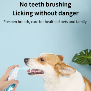 X23070306FA-Pet Oral Spray for All Ages Dogs and Cats  Fast and Effective Dental Care  Protects Tooth Enamel