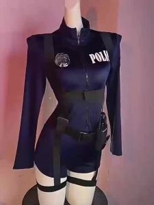 [ Hantar Stok Pantas ] Wanita Polis Malam Seksi Baju Dalam Erotik cos Pakaian Seragam Pakaian Pramugari Yang Menggoda Kakak Stail Eropah OL Pakaian Setiausaha