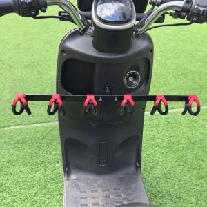 DVFDA 2/3/4/6 Hooks Electric Scooter Hook Multifunctional No Punching Installation Electric Vehicle Front Mounted Hook Hanging Items Fixed Motorcycle Hook Electric Bicycle