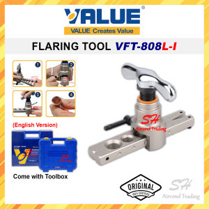 Value Flaring Tool VFT-808L-I VFT-808-I VFT-808UA-I VFT-808E-I 1/4" 5/16" 3/8" 1/2" 5/8" 3/4" (Inch) Flaring Tools