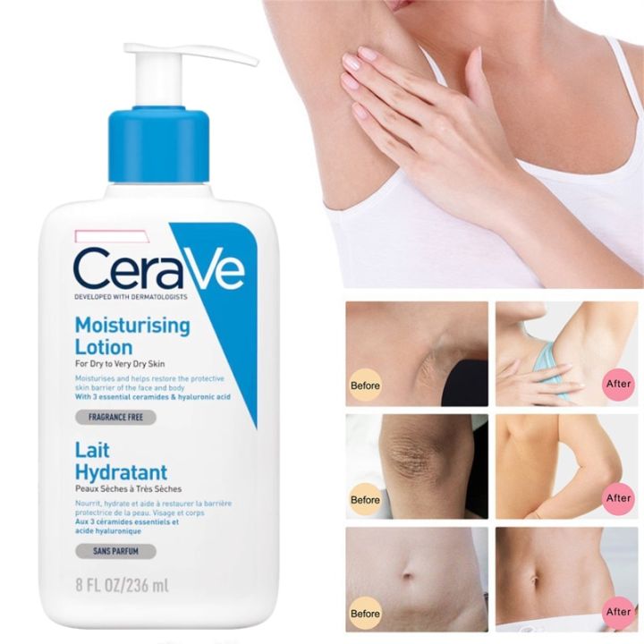 CeraVe Whitening Body Creams Moisturizing Nourish Repair Improve