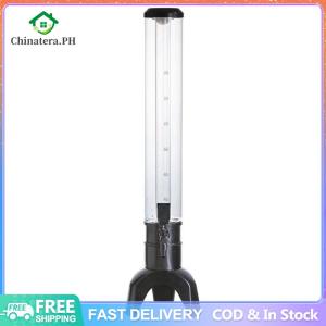 3L Beer Dispenser Beer Tower LED Light Tabletop Liquor Dispenser Transparent Drink Dispenser for Beer Wine Drinks
