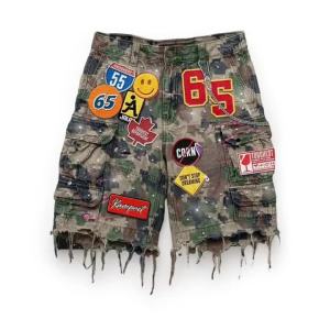 Vintage Diamonds Graphic Baggy Denim Shorts New Goth Y2K Fashion Harajuku Casual High Waist Wide Leg Shorts Streetwear2026