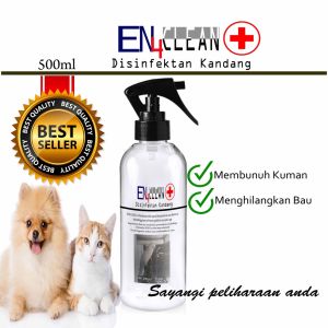 Disinfektan kandang 500ml spray wangi sereh segar EN4Clean promo terlaris