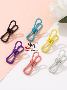 [12pcs 1Pack] Mini Color Multi-Purpose Clips/ Strong Windproof Clips/ Clothes Clips/ Multi-Function Dipping Clothespin/ Penjepit Pakaian Anti Angin