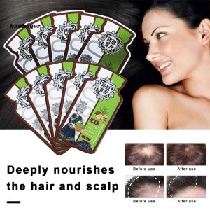 【20ml x 10pcs】Anti-Hair Loss Hair Shampoo Hair Growth Ginger Shampoo Hair Care Shampoo Ginger Plant Extract  Ginger Serum