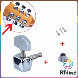 Klimo Guitar String Tuning Pegs Metal Guitar String Button Guitar Knob