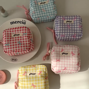 Thời trang túi xếp đồ trang điểm vuông xách tay Túi đựng mỹ phẩm với nhiều ngăn cho mỹ phẩm chăm sóc da Essential