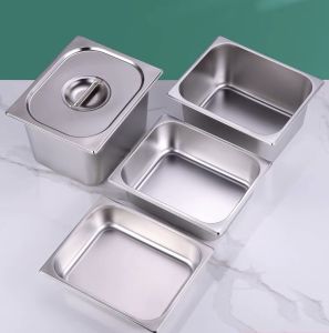 Khay GN 1/2 đựng thực phẩm chất liệu inox cao cấp - Khay Buffet 1/2