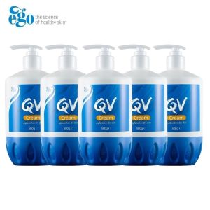 SG [READY STOCK] QV Cream 500g Pump | Non-greasy | Long-lasting Hydration | Suitable for Dry and Sensitive Skin