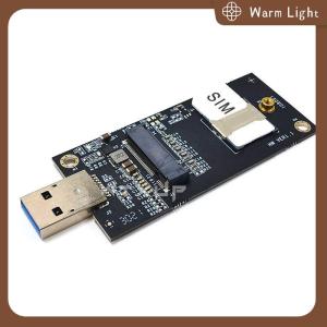 Warm Light 1 Set DW5821E M2-NGFF DW5811e DW5816E EM7455 L860-GL USB3.0 Expansion Card For 3G 4G 5G LTE Module M2 USB Adapter
