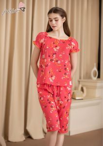 Bộ lửng Cổ vuông tay bồng mặc nhà JUBBIE - 32568