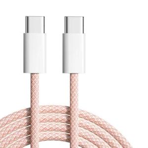 Durability 60W Braided USB C To USB C Fast Charging Cord High Speed Data Sync Line Cable Suitable For Phone&More Devices