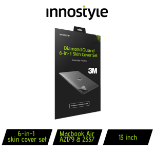 INNOSTYLE 3M GUARD 6-IN-1 SKIN SET FOR MACBOOK AIR 13 ”M1 2020–2021 (ROSE GOLD & SPACE GRAY)