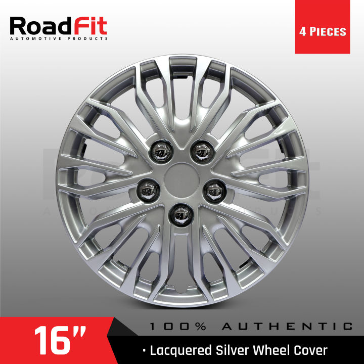ABS Wheel Rim Cover, 16 Inches, Lacquered Silver Wheel Cover, Retention