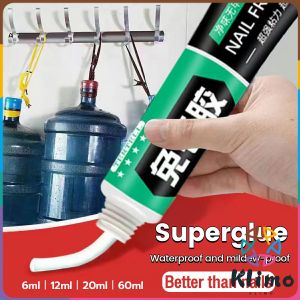 KLIMO Strong Nail Free Adhesive Super Glue Quick-Drying No-Punch Adhesive For Plastic Glass Metal