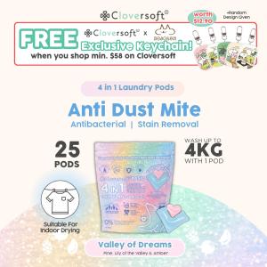 Cloversoft 4 In 1 Anti Dust Mite Basic Laundry Capsule (Valley of Dreams) 25 Pods
