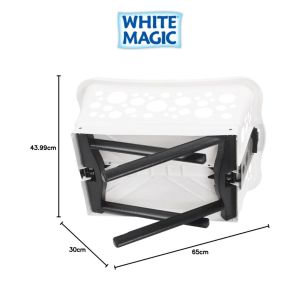 White Magic Laundry Basket On Legs / Made & Design In Germany / Ergonomic Design