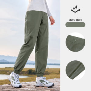 Camel womens water-repellent pants female working loose sports pants