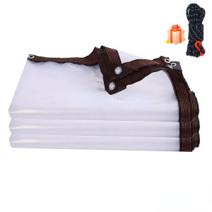Thicken Transparent Waterproof Tarpaulin Garden Rainproof Clear Poly Tarp Plant Cover Insulation Shed Cloth with Grommets