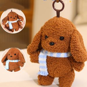 MECOME Creative Induction Rhythm Piano Soft Ear Touch Sound Music Toys Teddy Dog Plush Doll  Lop-eared Rabbit Couples Pendant