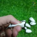 Mồi lure nhái hơi màu trắng ngọc trinh 8g đi nổi và 13g đi lửng - Mồi câu lure nhái hơi phukiencaulure. 