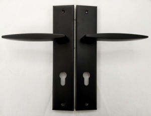 Handle Pintu Merk Belocca FE 301 Warna Hitam Model Plate