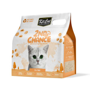 Kit Cat 2nd Chance Plant-Based Cat Litter 2.5kg Eco-Friendly Natural Biodegradable Odor Control Quick Clumping Flushable