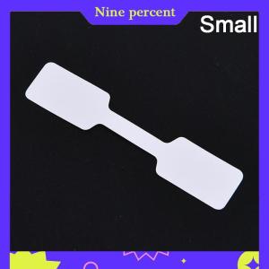 Nine percent 100pcs White Price Label Tags with Hanging String Jewelry Stationery Shoes Cloth
