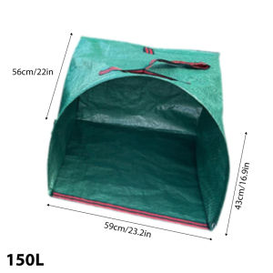 ⭐️【Local warehouse+COD】⭐Leaf Bag Garden Bag Leaf Collector Lightweight Lawn Pool Collecting Leaves Large Leaves Lawn Trash Garden Leaf Waste Bag (150/200/270L)