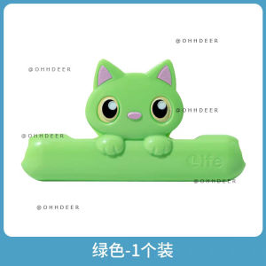OHHDEER Penutup Beg ABS Kedap Udara Klip Makanan Cute Cat Bag Sealing Clip Airtight Food Snack Clip