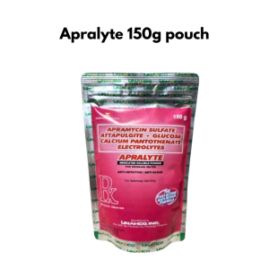 APRALYTE fast-acting anti-scouring powder 1box x 48pcs (6g)Apralyte powder apralyte for pigs150 grams 24 grams per box