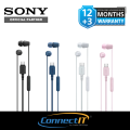 Sony IER-EX15C USB-C Wired Earphones with Compact design with well-balanced, high-quality sound (1 Year Local Warranty). 